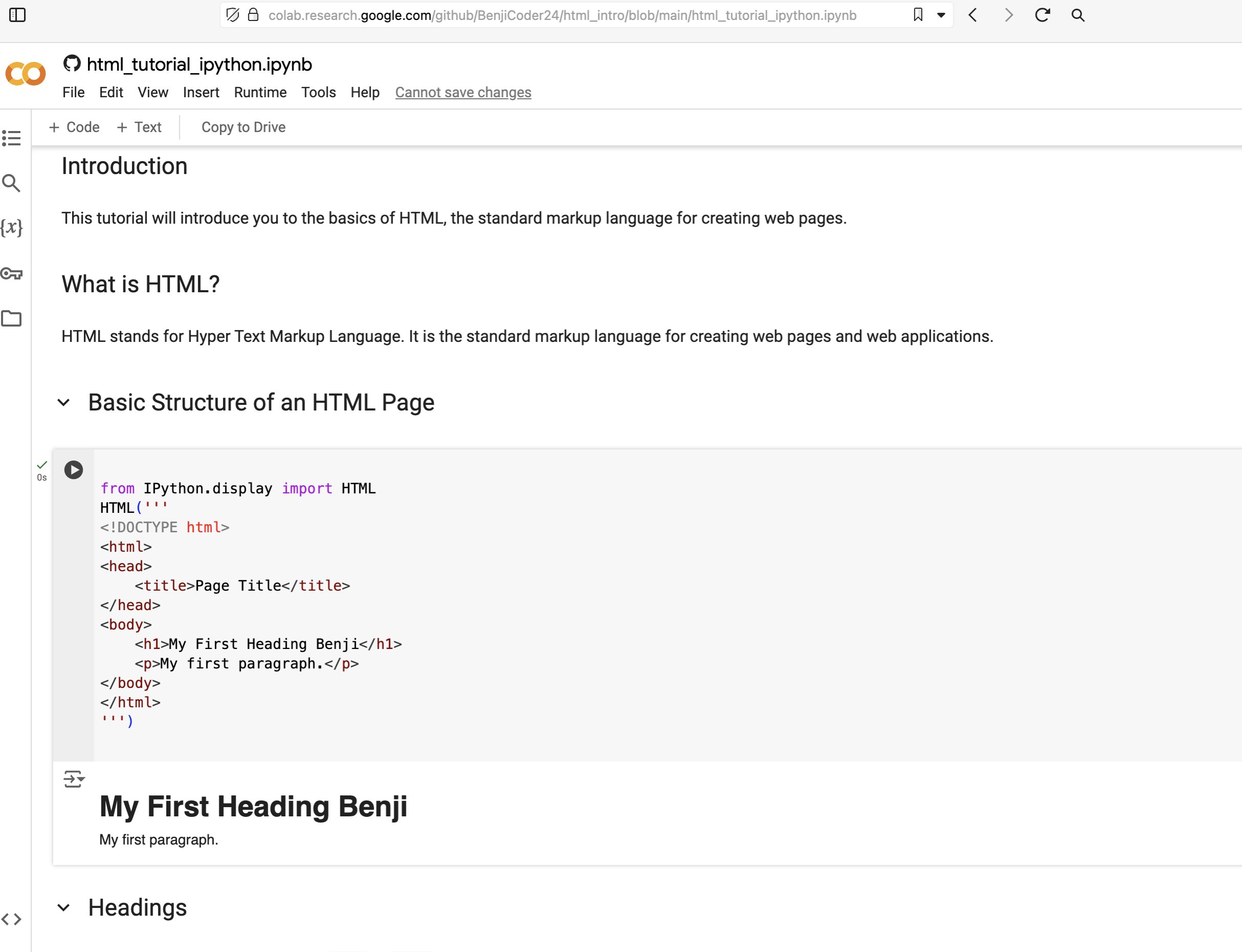 Introduction to HTML